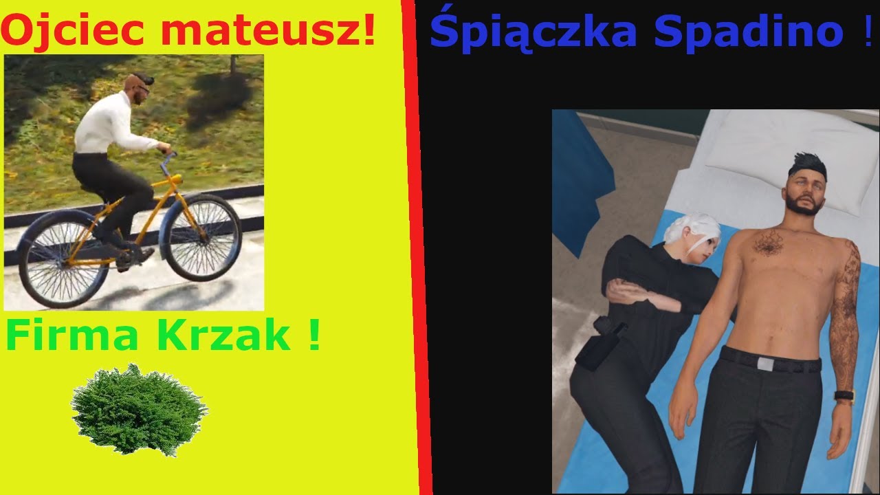 🚴‍♀️Firma Krzak | Ojciec Mateusz | Śpiączka Spadino 🚴‍♀️