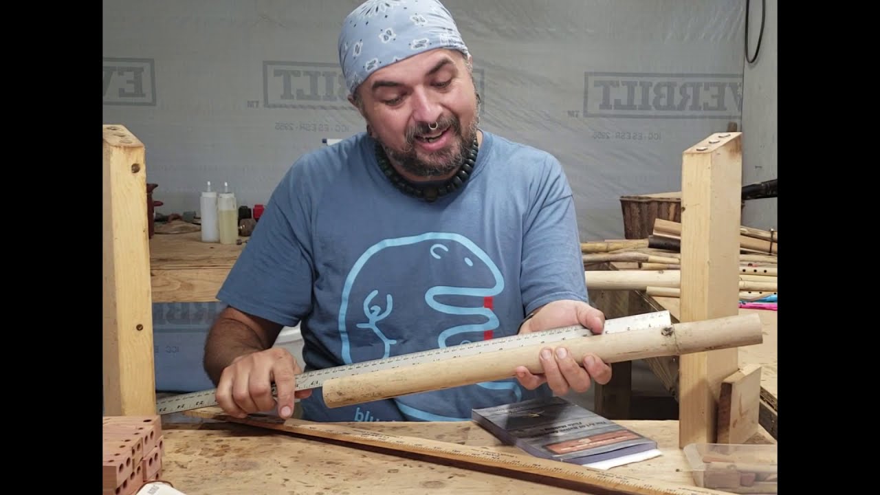 How To Adjust a Pattern to Fit The Material When Making a Native American Flute