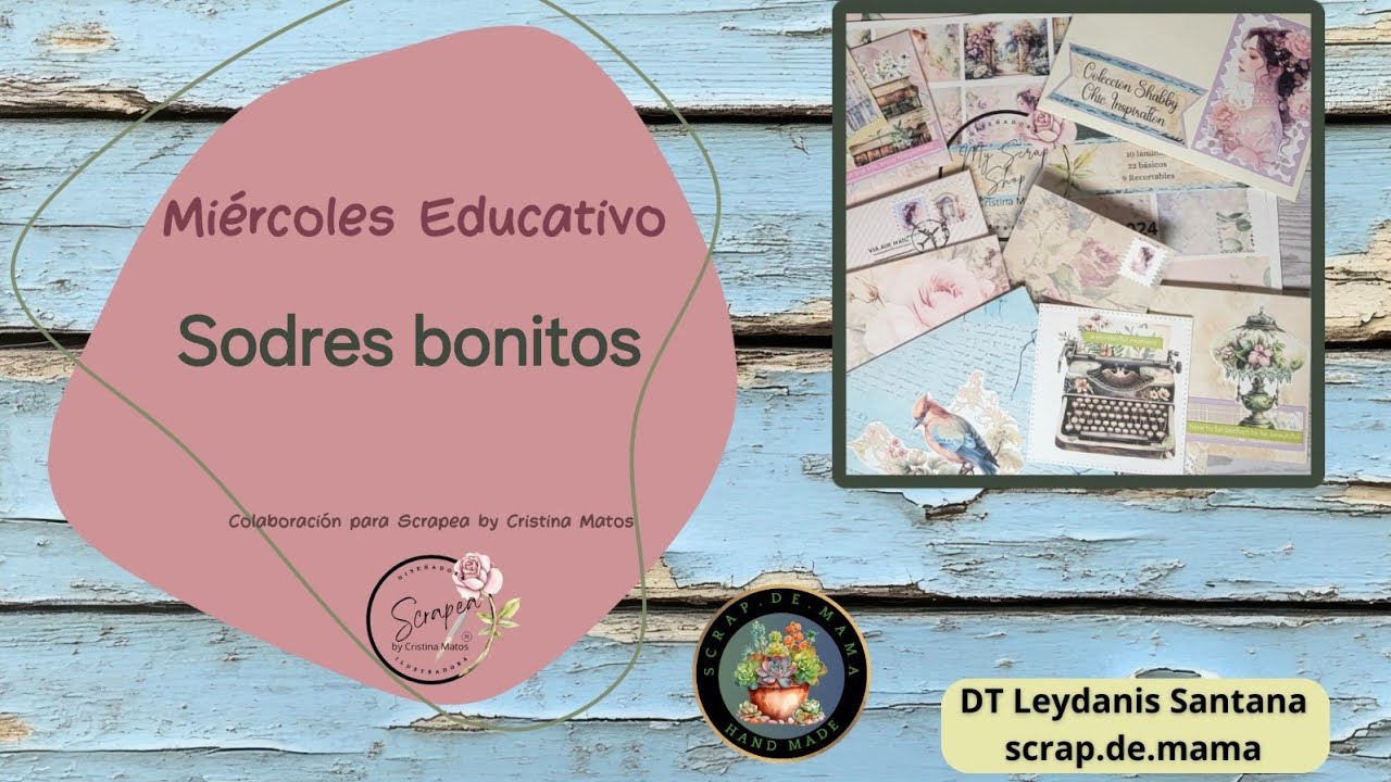 Facil y bonito, hacemos y decoramos sobres en miércoles educativo de @scrapeabycristinamatos 