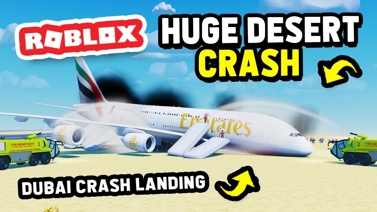 HUGE DESERT CRASH in Cabin Crew Simulator (Roblox)