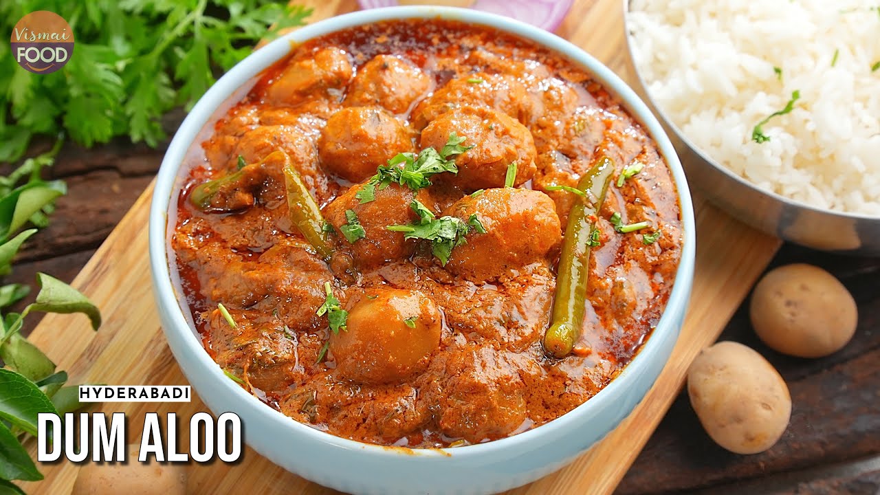 అసలు హైదరాబాదీ రుచి ఇదే | Nizami Specia Dum Aloo Recipe | Spicy Aloo Curry For Rice & Roti