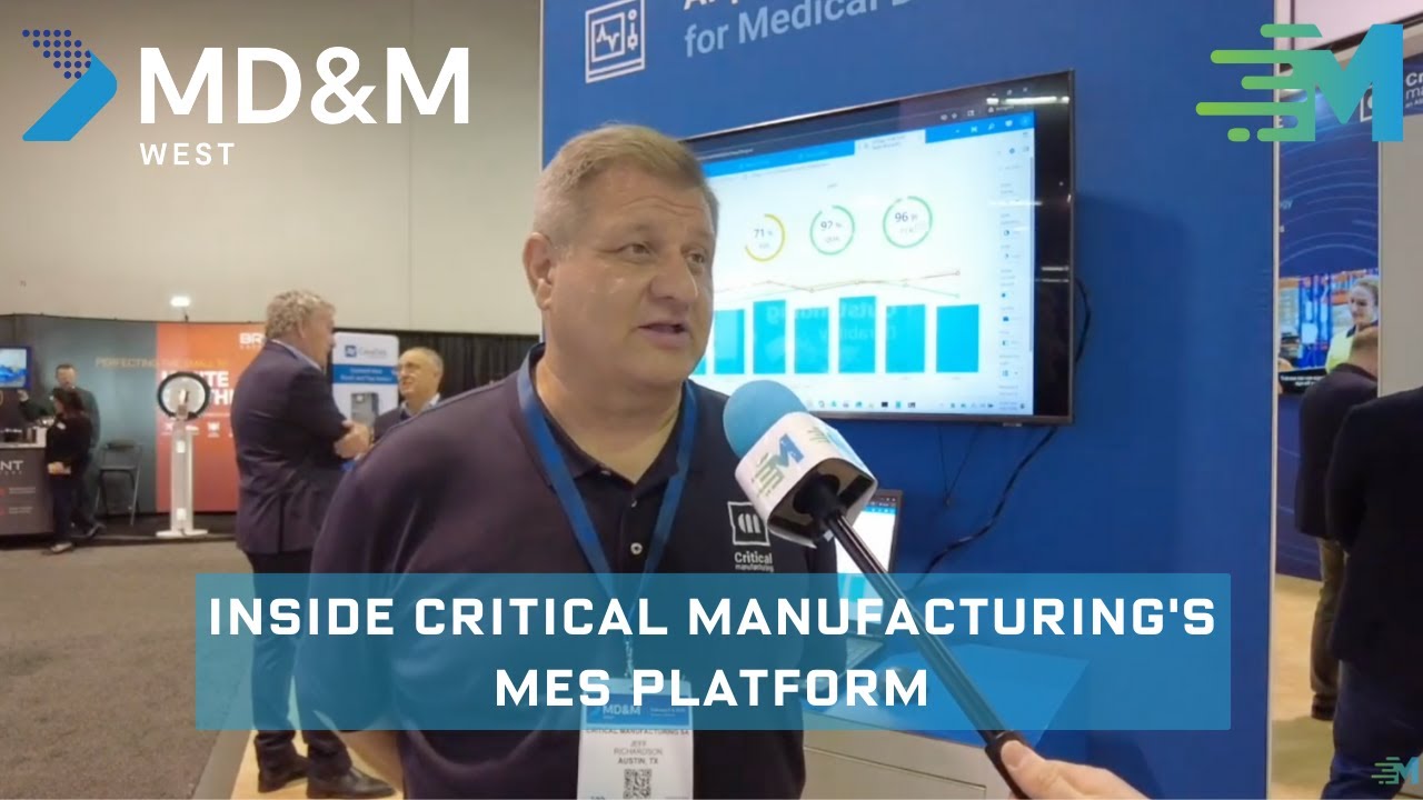 Inside Critical Manufacturing's MES platform - MD&M West