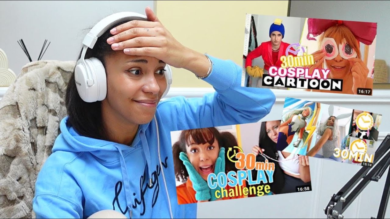 Je REAGIS à mes 30 MINUTES COSPLAYS !
