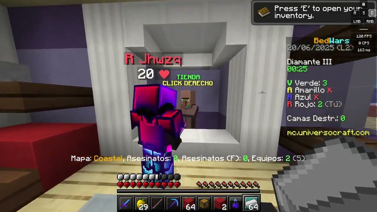 Bedwars match that made me sweat my balls off