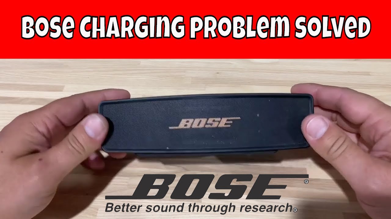 FIX Bose Soundlink Mini Speaker if it does not charge or connect properly