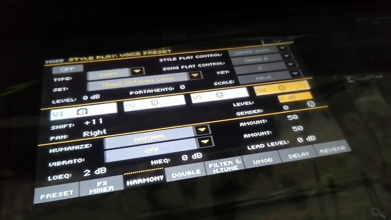 KORG PA4X VOİCE PRESET ( MİKROFON SES AYARLAMA )