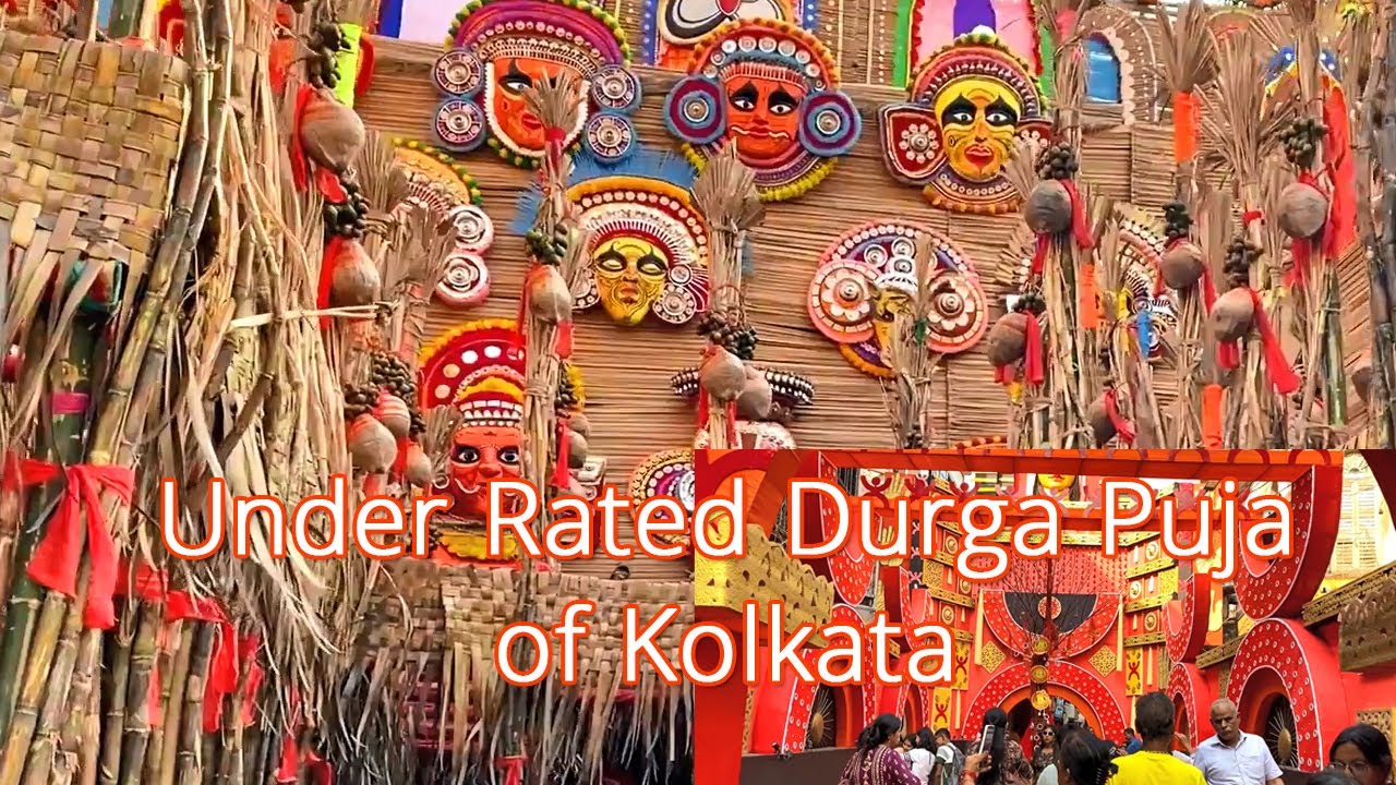 Underrated Durga Puja of Kolkata | Girish Park Durga Puja | Travel in local bus #travel #vlog