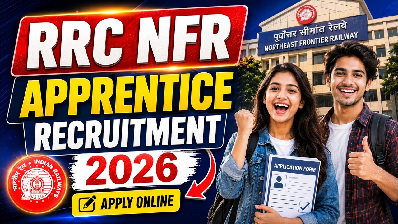 RRC NFR Apprentice Recruitment 2026 for 6777 Posts, Full Details, Apply Online