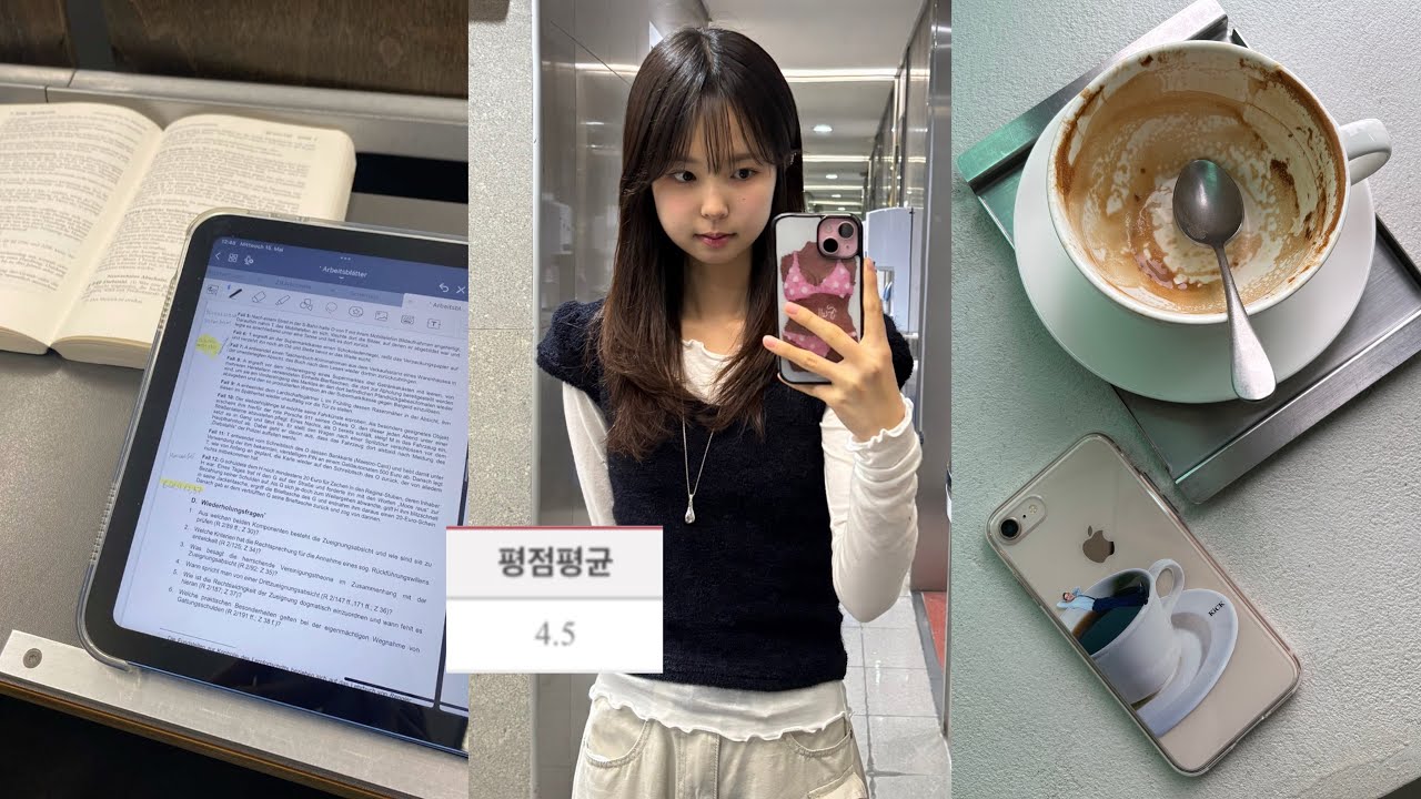 고려대 4.5 과탑 대학생의 시험기간 브이로그🤓