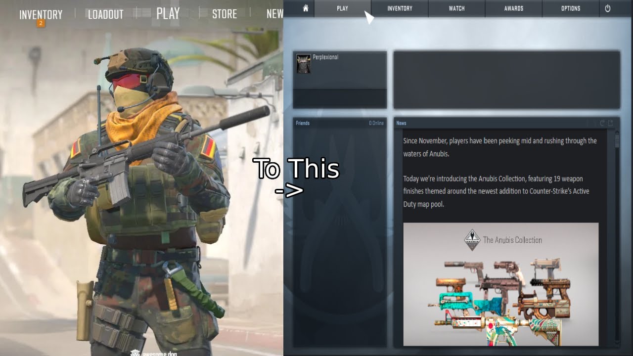 How to play the old version of CS:GO in 2025.