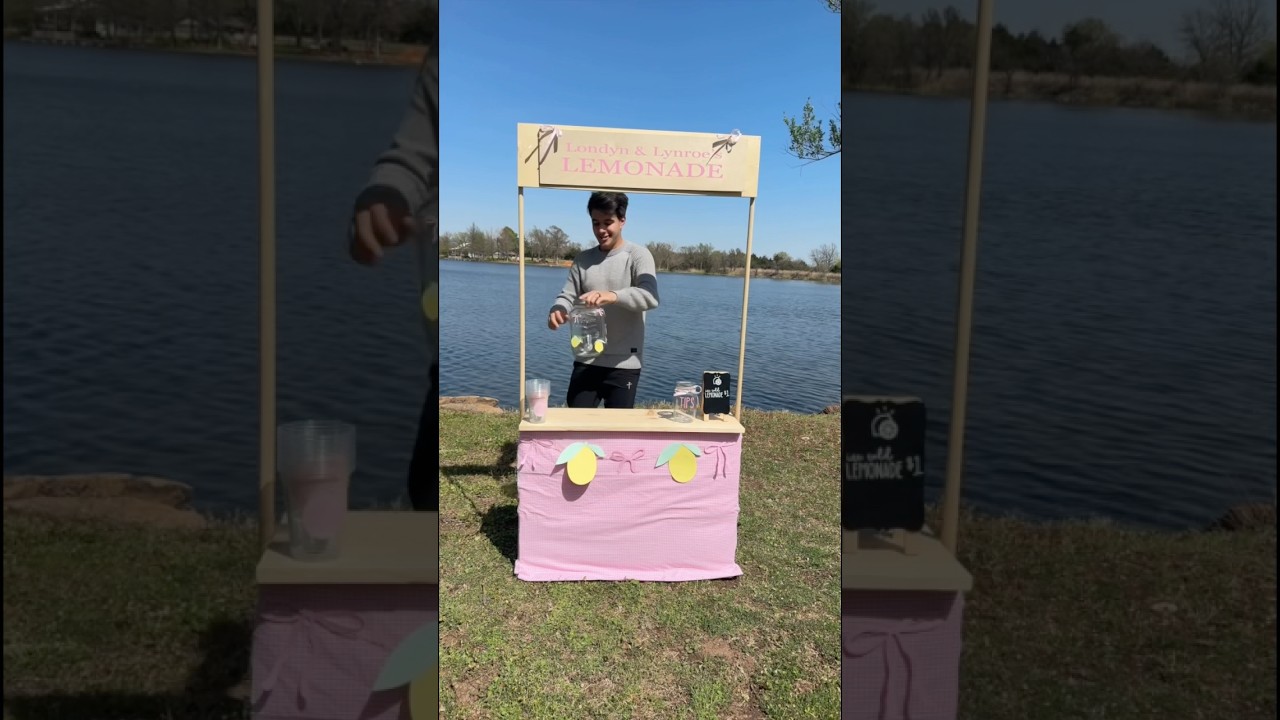 The cutest lemonade stand you&rsquo;ve ever seen..🍋✨🩷