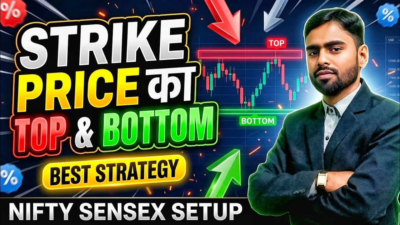 How to Buy Call or Put from Bottom in Nifty & Sensex | Intraday Trading Strategy | Market Crash