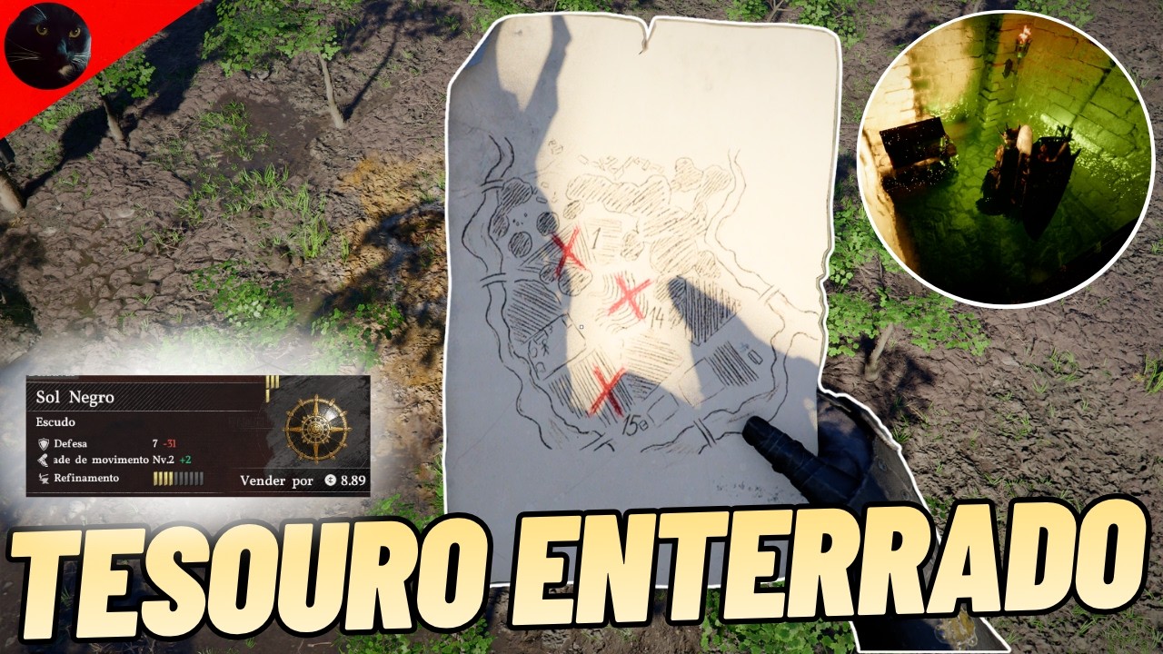 TESOURO ENTERRADO | ENCONTRE E EXAMINE OS RASTROS | LUGAR SECRETO DE URSULA | CRIMSON DESERT
