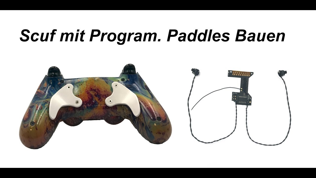 Scuf Programmierbare Paddles, PS4 Controller mit Programmierbaren Paddles bauen