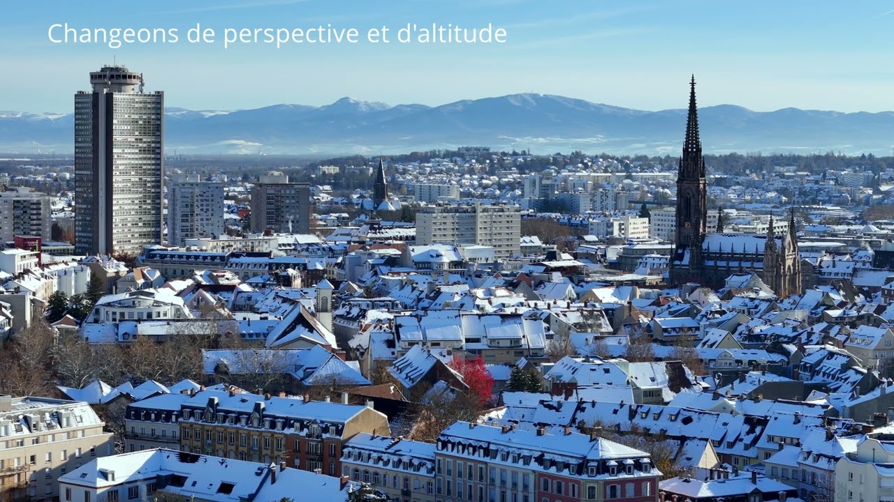 2024 11 23 Mulhouse sous la neige et le soleil