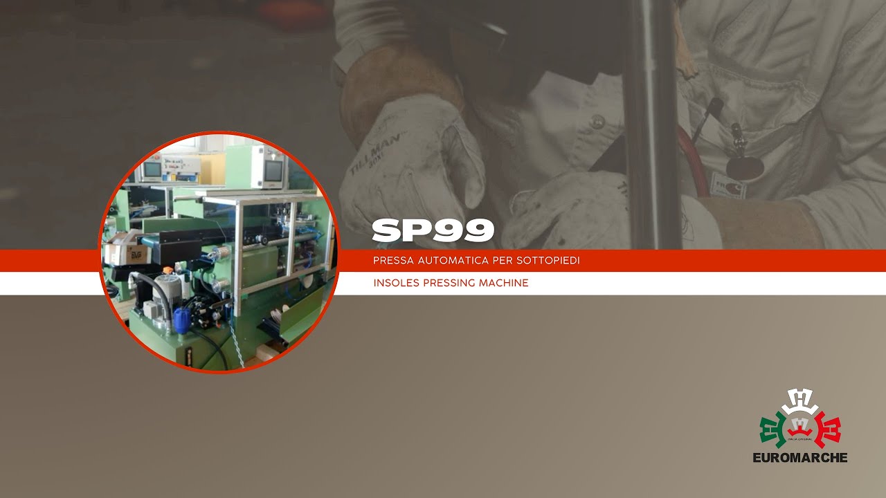 Euromarche SRL: SP99 - Pressa automatica per sottopiedi - Insoles pressing machine - HD