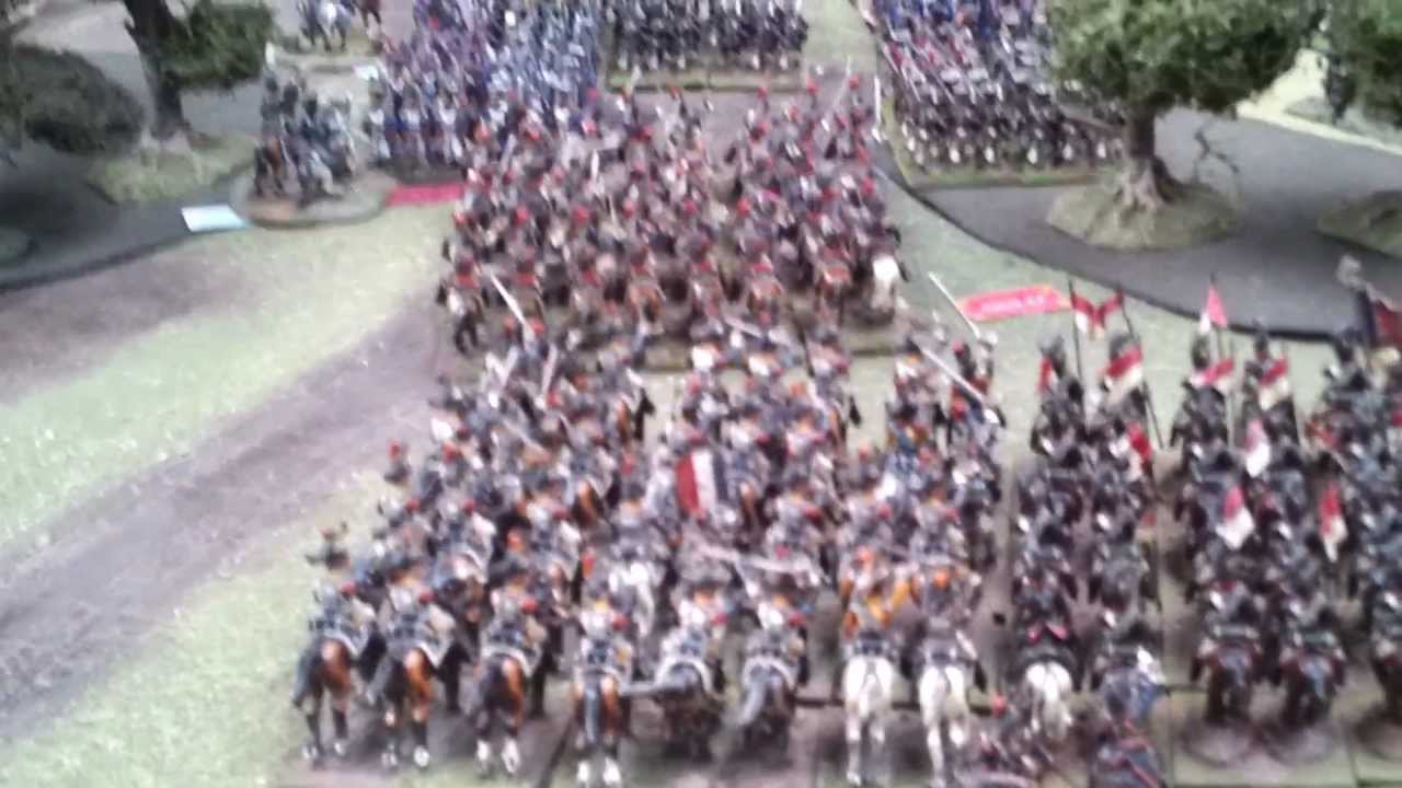 Battle of Borodino re-fought at the Wargames Holiday Centre.