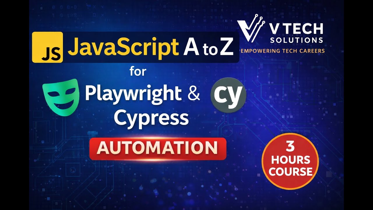 JavaScript for Playwright & Cypress Automation 🚀