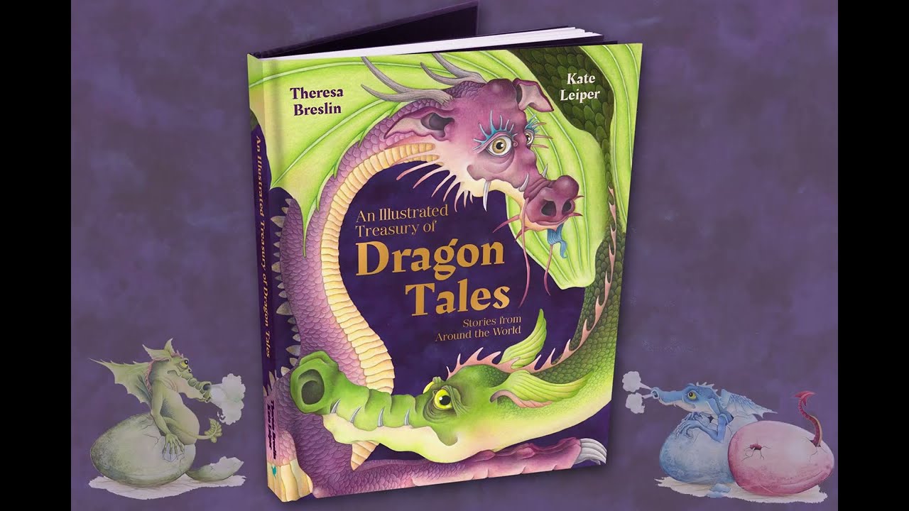 The birth of a dragon: from first sketch to final colour artwork by Kate Leiper