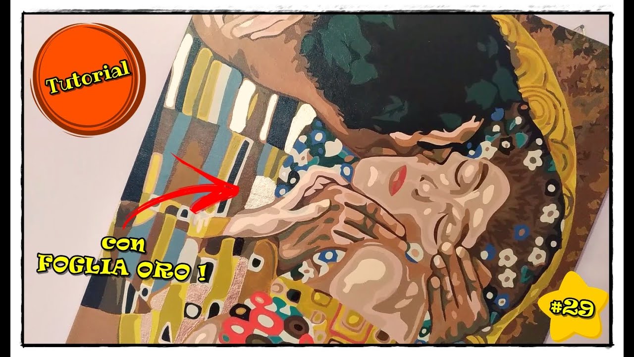 Come applicare la FOGLIA ORO su un dipinto in NUMBER PAINTING! 🖼️ Tutorial #29 🎨 C • Art