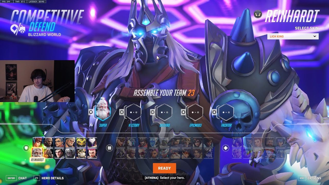 SUPER REINHARDT + ZARYA OVERWATCH 2 GAMEPLAY SEASON 12 TOP 500