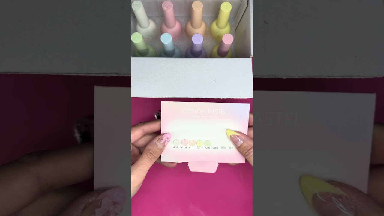 Swatching Valla Cotton Pastel Collection from @sweetienailsupply !
