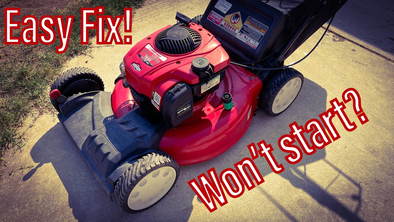 Fix Non-Starting Troy Bilt or Craftsman Mower