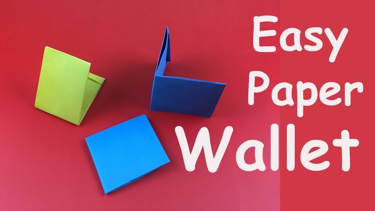 How to Make a Paper Wallet | Easy Origami Wallet Tutorial
