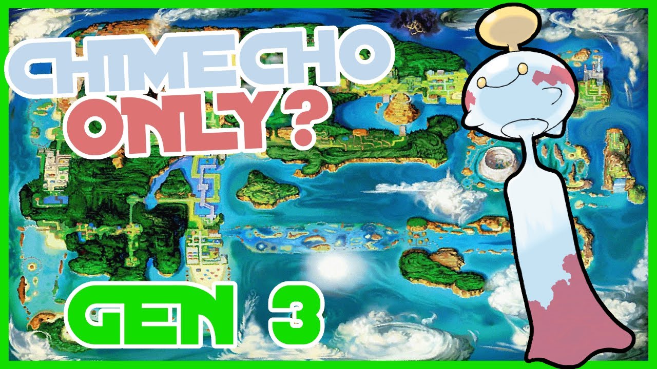 Can You Beat Pokemon Emerald With Only One Chimecho?