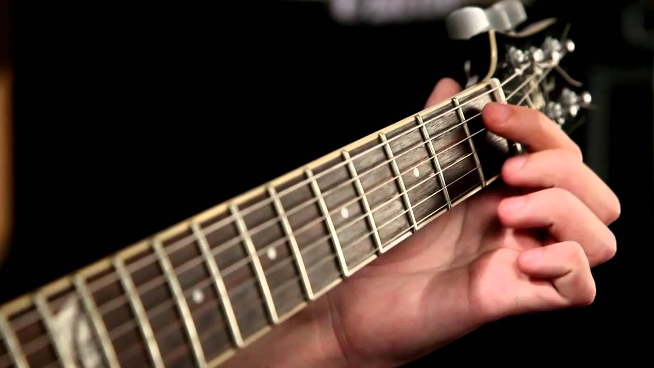Powerchords auf Gitarre lernen ( Tutorial - German - Rock , Metal , Punk , Grunge...)