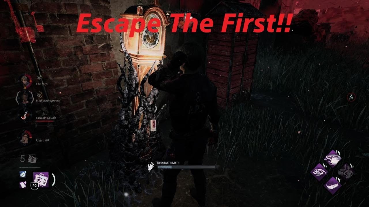 Dead by Daylight Escape from The First!!