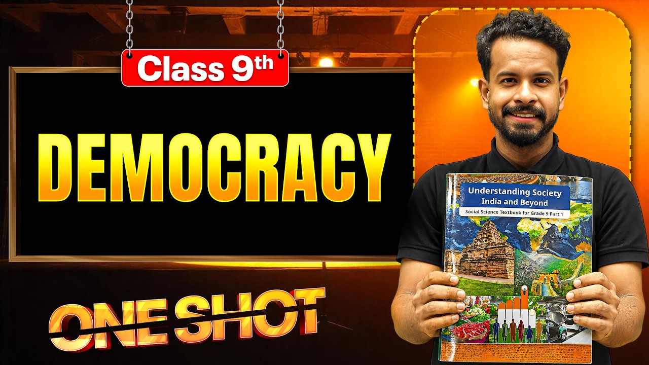 Democracy ONE SHOT 🔥 | Class 9 SST | New Book & Syllabus 2026-27 | Siddharth Sir