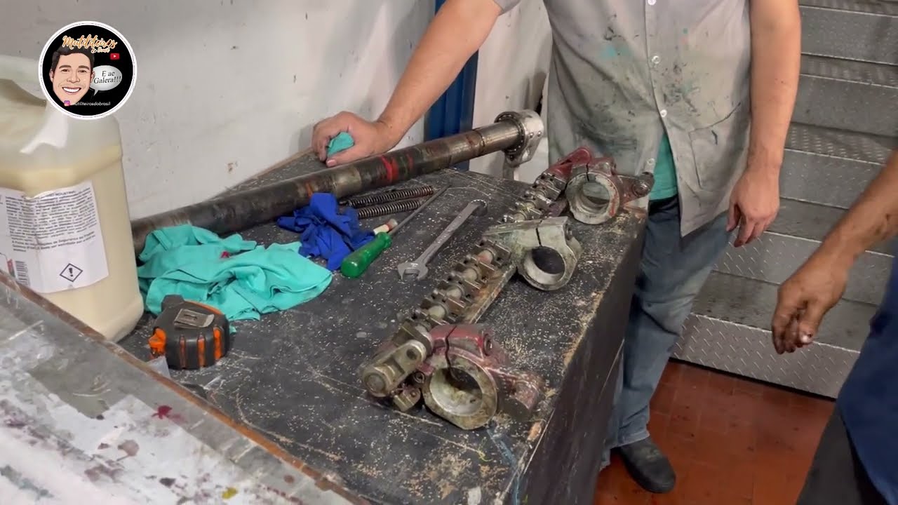 Manutenção no leque e na reversão da gto 52 bicolor