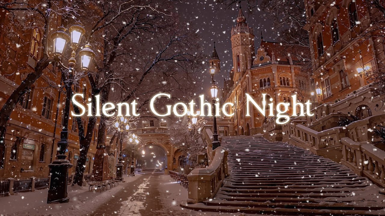 Walking Through a Silent Gothic Night | Victorian Era Melancholic Music | Dark Winter Academia