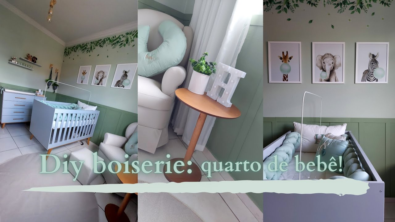 Diy Boiserie: quarto do meu beb&ecirc;!!