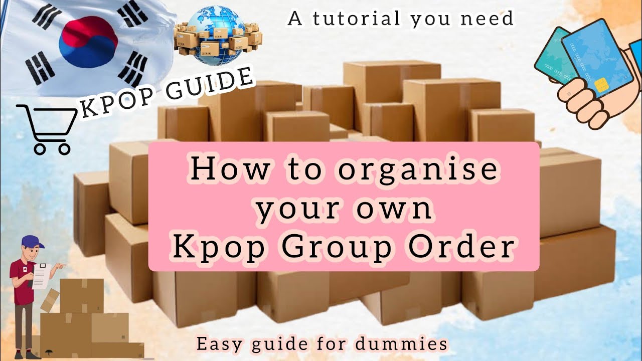 How to start your Kpop Group Order - (easy tutorial, a guide for beginners) ✨Haul, Fanguide✨