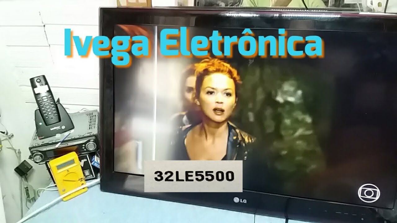 TV LG 32LE5500 sem imagem, conserto da fonte dos leds