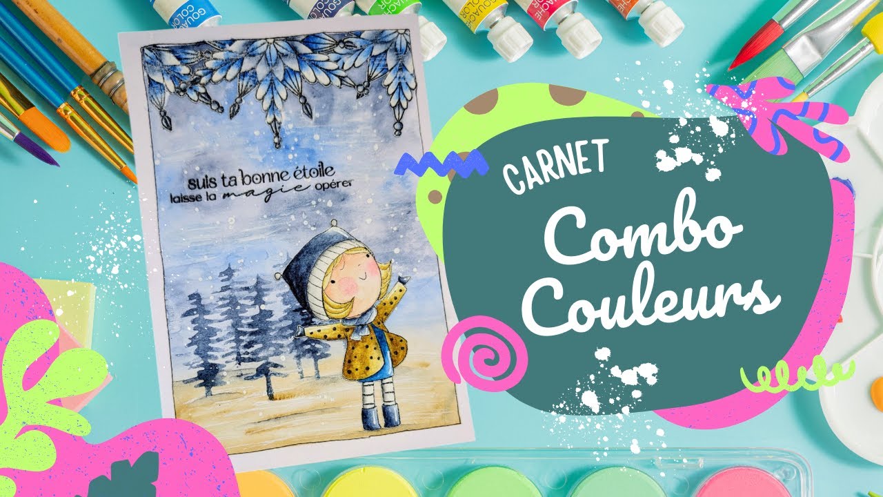 [NOUVEAU CARNET] COMBOS COULEURS - LE BLEU AVEC LES DERWENT INKTENSE