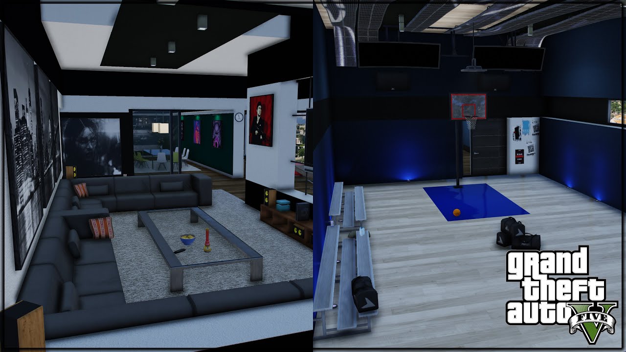 Tour of a $60,000,000 MEGA Penthouse in GTA 5..