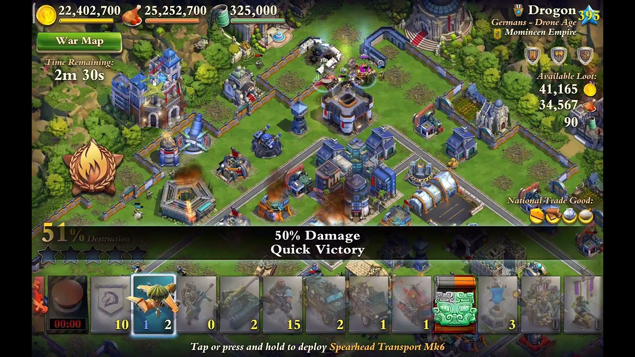 dominations: against 3d full sh of momineen with anti mortar museum (93/138/145 drogon)