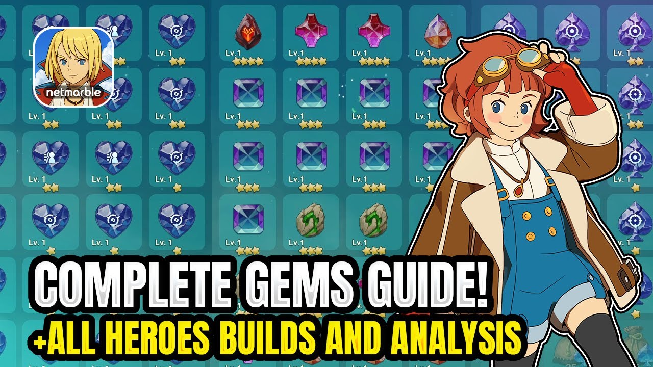 Complete Gems Guide! 25+ Builds and Analysis 【Ni no Kuni: Cross Worlds】