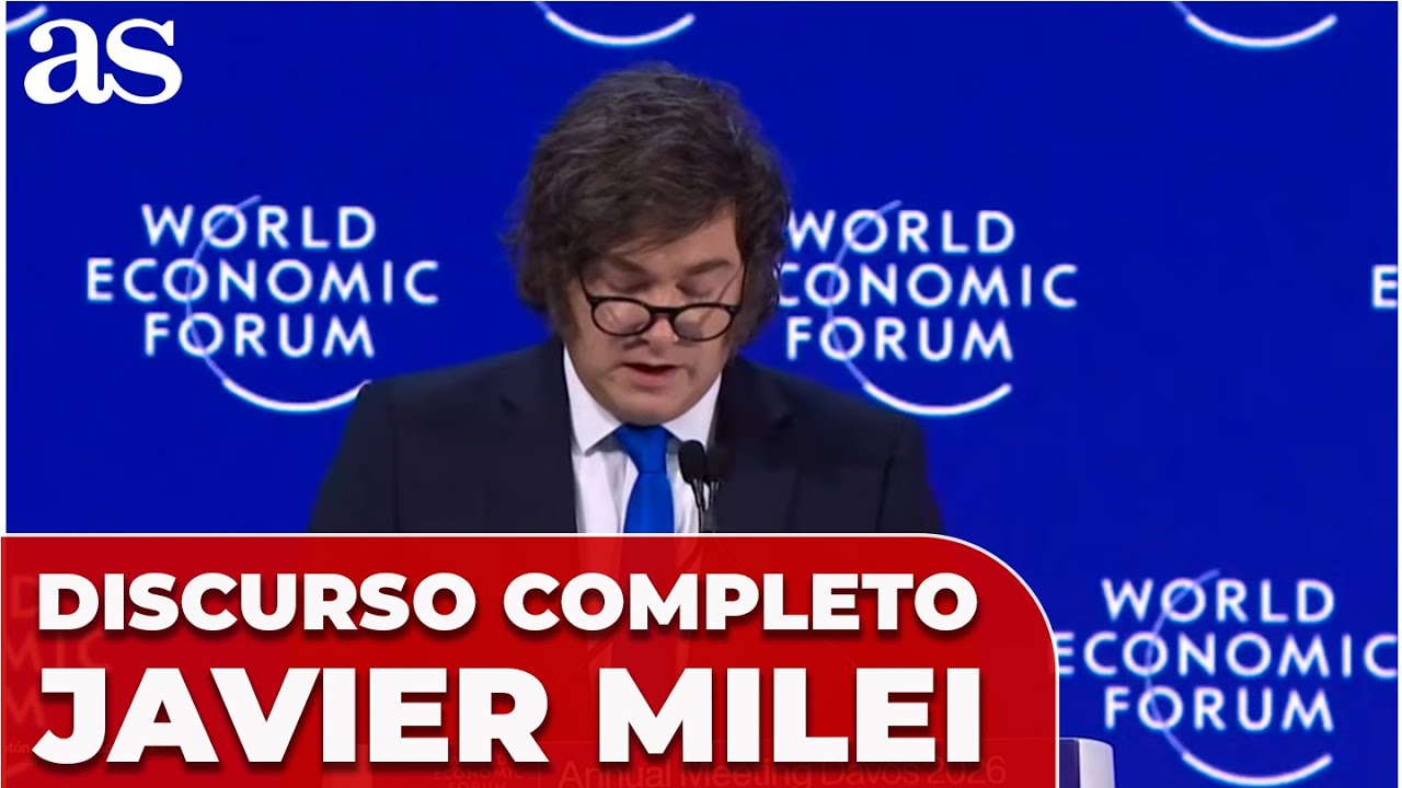 JAVIER MILEI, discurso completo en el  WORLD ECONOMIC FORUM en DAVOS