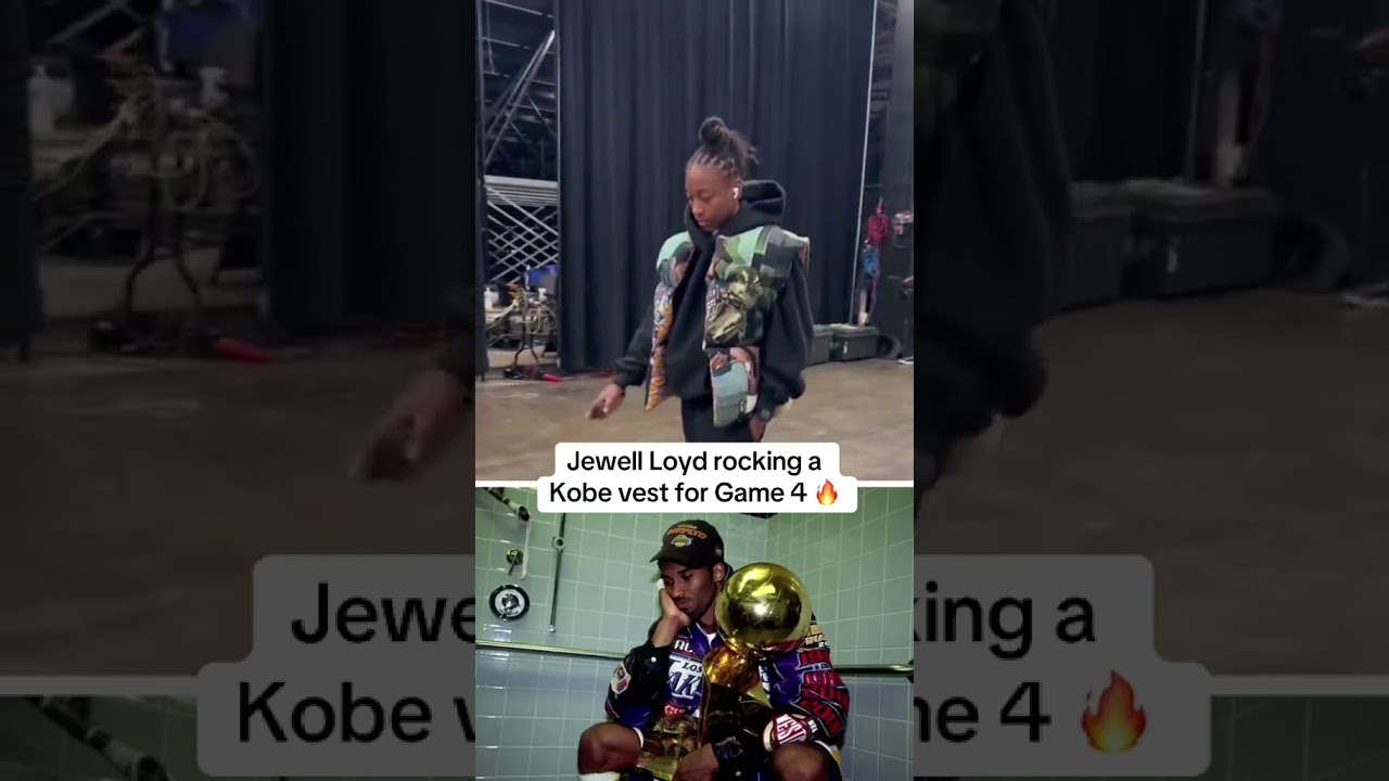 Gold Mamba is ready for Game 4 of the WNBA Finals 😤