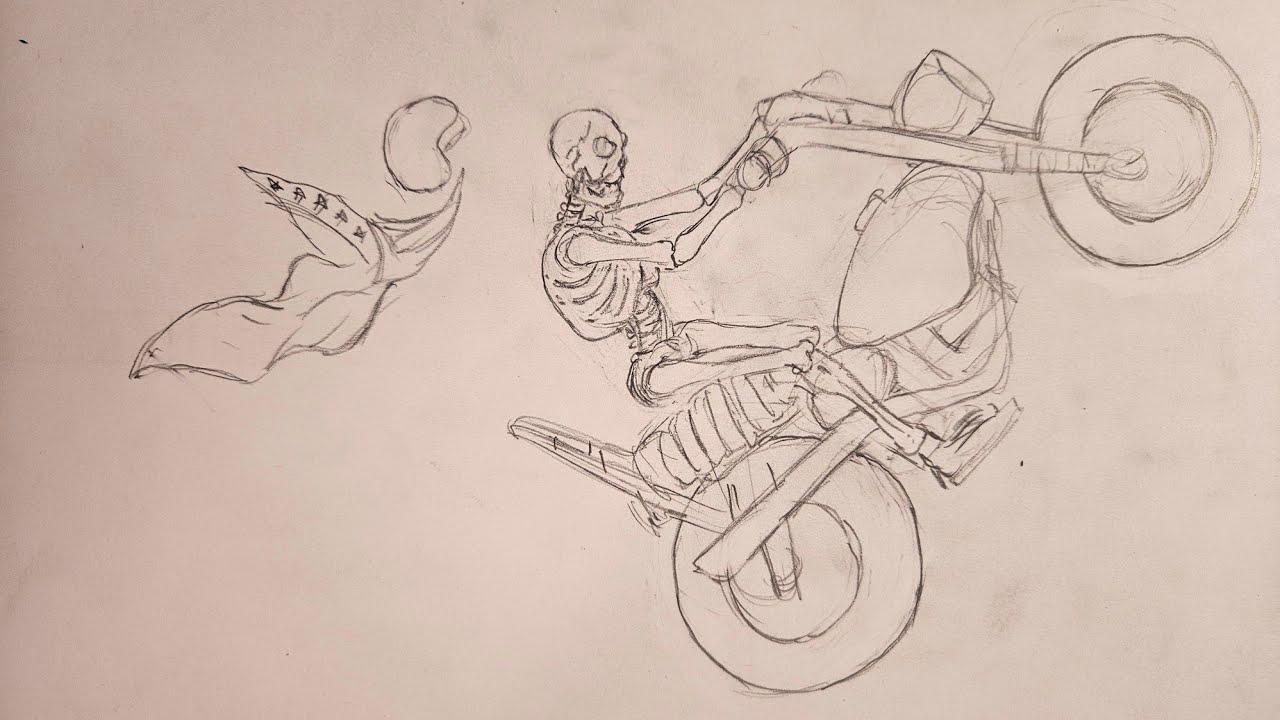 Drawing Evel Knievel
