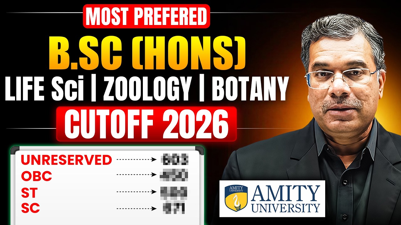 DU B.Sc Life Science, Zoology, Botany Cutoff 2026 📊 | CUET Score vs College vs Course | Careers360