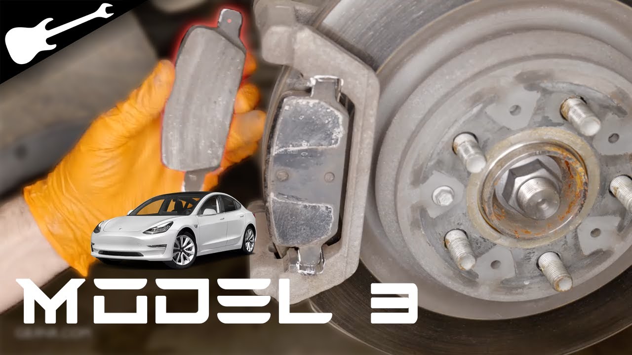 Как поддерживать ЗАДНИЕ ТОРМОЗА на Tesla Model 3 ✅