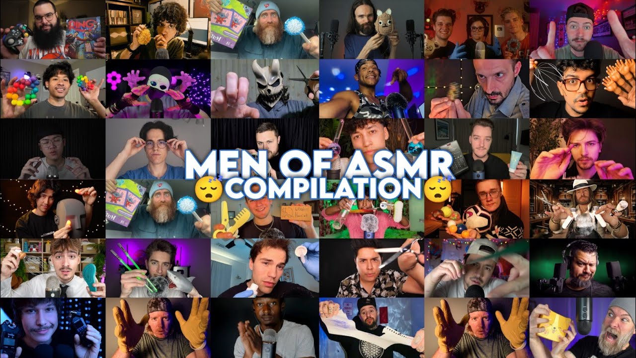Kings Of ASMR | ASMR Compilation With The Best Male  Asmrtists