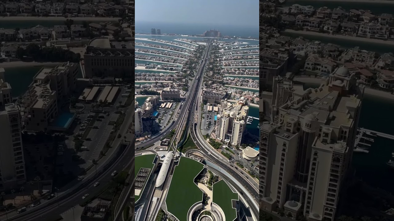 The Amazing Dubai Palm Jumeirah #burjkhalifa #travel #dubaiattractions #palmjumeirah  #palmdubai