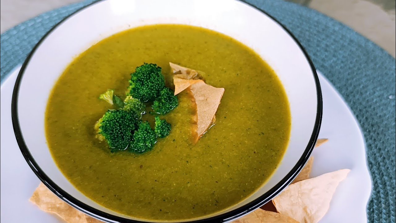 ბროკოლის წვნიანი  #ბროკოლისსუპი #ბროკოლი #broccolisoup #სამარხვო