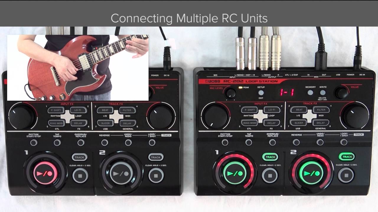 RC-202 Quick Start chapter9 : Connecting Multiple RC Units